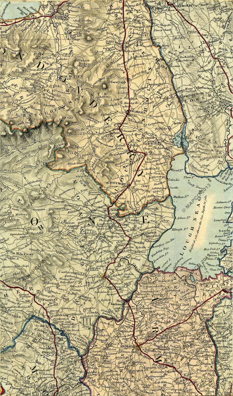 Map Of Ireland 1838   Ireland14a 